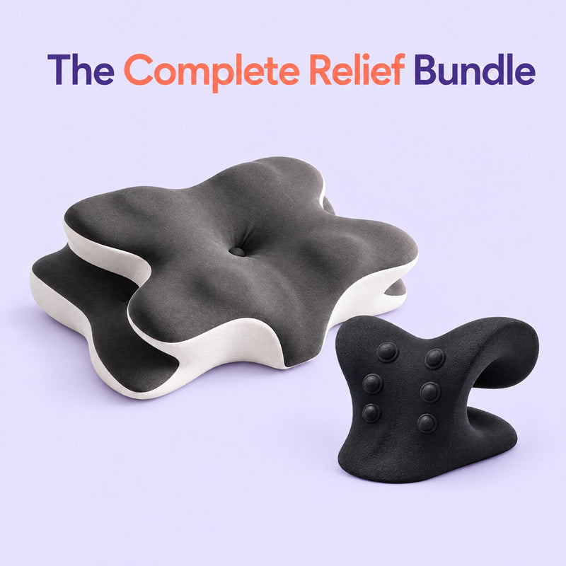 Numa pillow and Numa Neck Stretcher