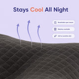 Cooling breathable cover stays cool all night